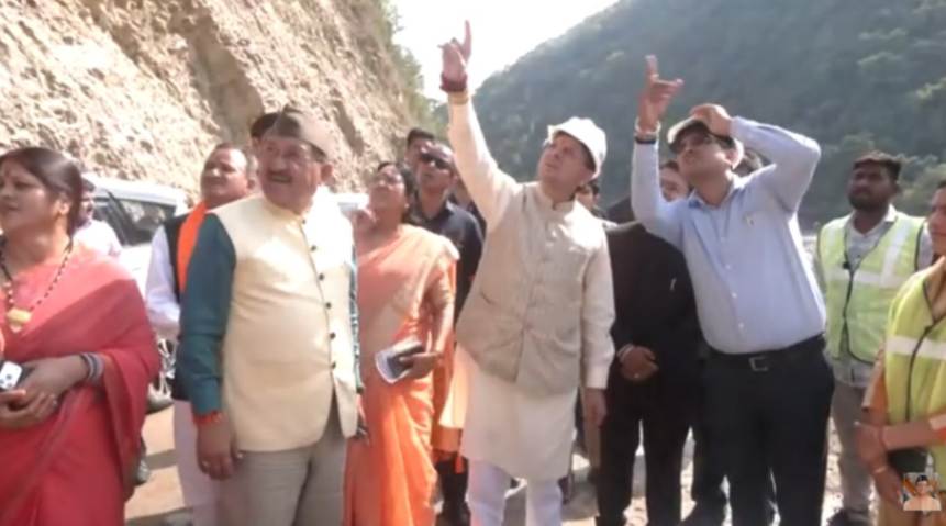 चारधाम यात्रा से पहले ग्राउंड जीरो पर सीएम धामी: जवाड़ी बाईपास से शुरू किया निरीक्षण, सुरंग का लिया जायजा