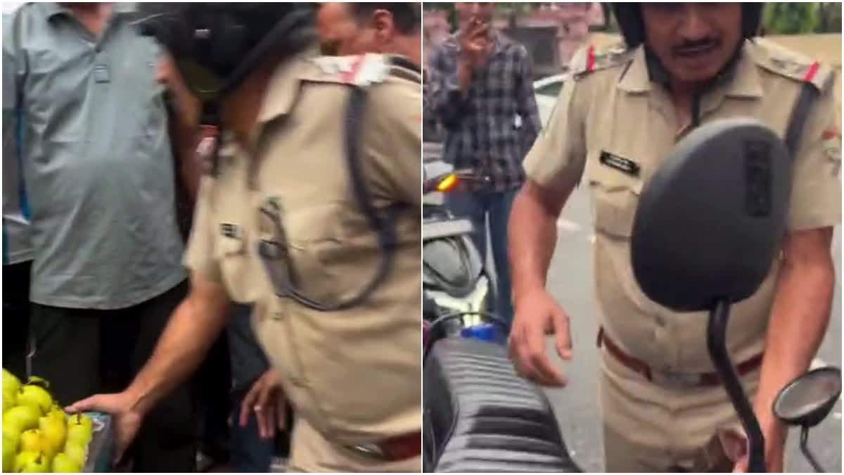 तिब्बती मार्केट में दारोगा पर बुजुर्ग फल विक्रेता से मारपीट का आरोप, वायरल वीडियो की जांच शुरू