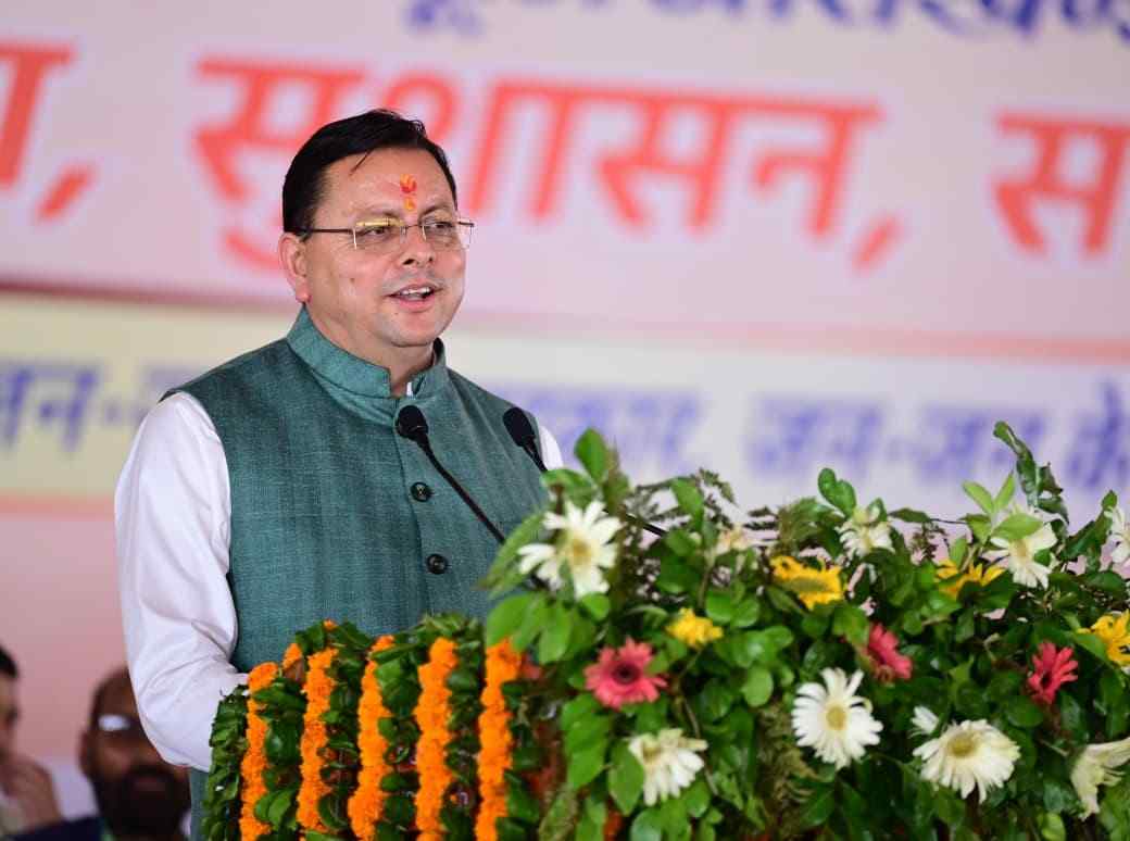 चमोली में बोले सीएम धामी- जनता की सेवा ही सरकार का धर्म, बदरीनाथ चोरी के दोषियों पर होगी सख्त कार्रवाई