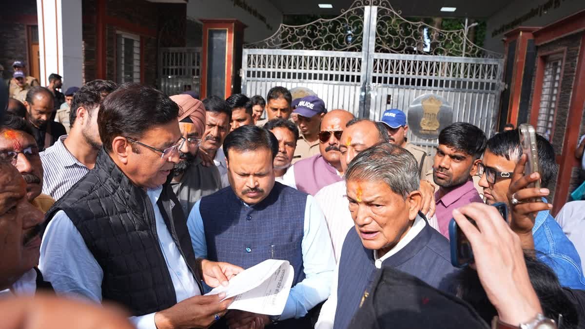 हरीश रावत और गणेश गोदियाल समेत 30 कांग्रेस नेताओं पर मुकदमा, लोकभवन के बाहर प्रदर्शन का मामला